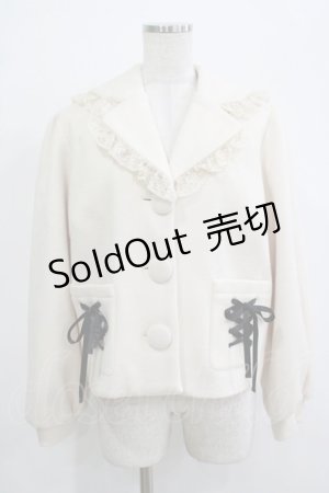 画像: Ank Rouge / レースアップセーラーコート M オフ H-25-12-19-038-CA-CO-NS-ZH