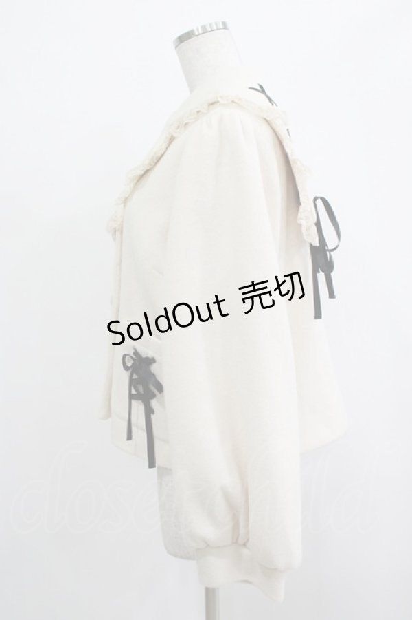 画像2: Ank Rouge / レースアップセーラーコート M オフ H-25-12-19-038-CA-CO-NS-ZH (2)