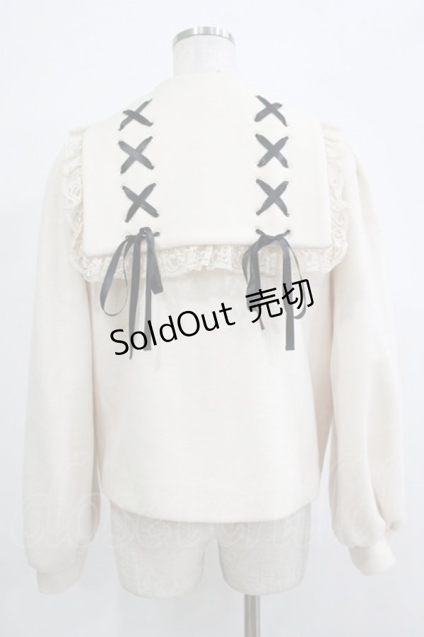 画像3: Ank Rouge / レースアップセーラーコート M オフ H-25-12-19-038-CA-CO-NS-ZH (3)