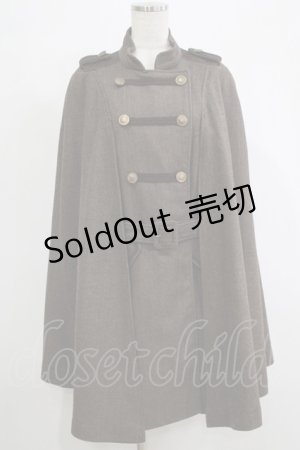 画像: axes femme / ナポレオンマント風コート M ブラウン H-25-12-19-039-AX-CO-NS-ZH