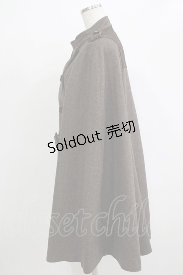 画像2: axes femme / ナポレオンマント風コート M ブラウン H-25-12-19-039-AX-CO-NS-ZH (2)