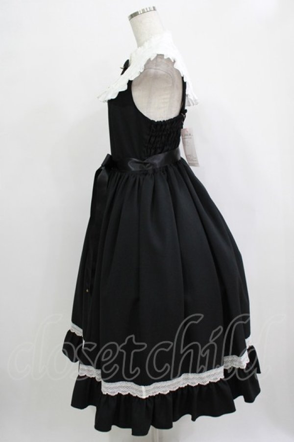 画像2: metamorphose / Priere〜星に祈りを〜ミディアムジャンパースカート サイズ1 ブラック H-25-12-19-005-ME-OP-NS-ZH (2)