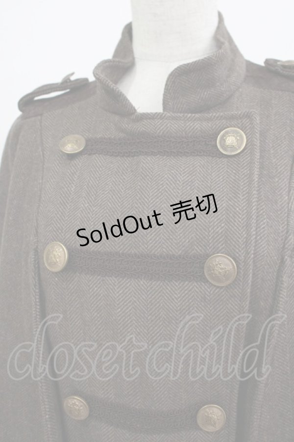 画像5: axes femme / ナポレオンマント風コート M ブラウン H-25-12-19-039-AX-CO-NS-ZH (5)