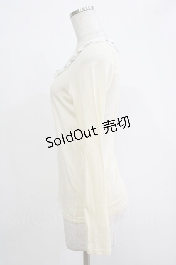 画像2: Fi.n.t / チェリー刺繍トップス Free アイボリー H-25-12-19-041-CA-TO-NS-ZH (2)