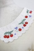 画像4: Fi.n.t / チェリー刺繍トップス Free アイボリー H-25-12-19-041-CA-TO-NS-ZH (4)