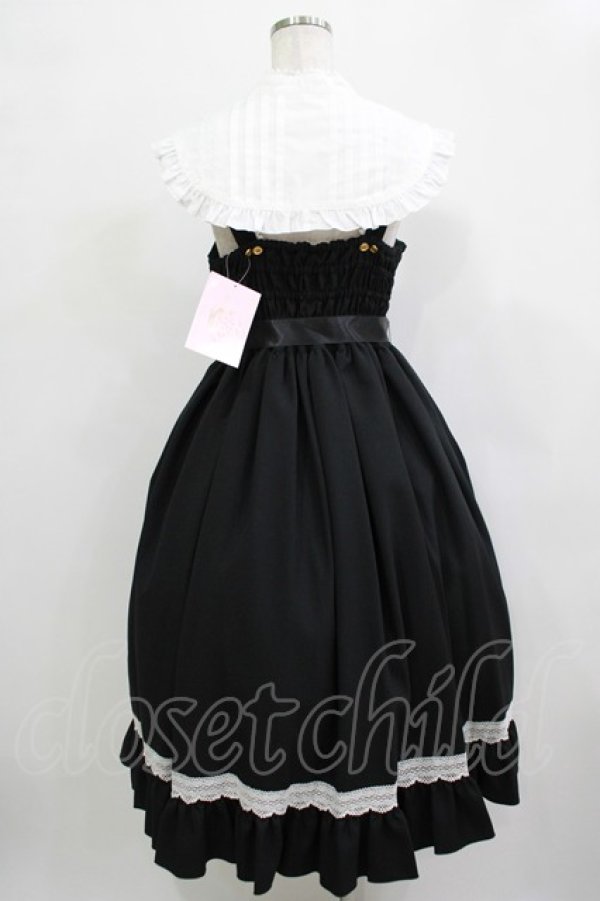 画像3: metamorphose / Priere〜星に祈りを〜ミディアムジャンパースカート サイズ1 ブラック H-25-12-19-005-ME-OP-NS-ZH (3)