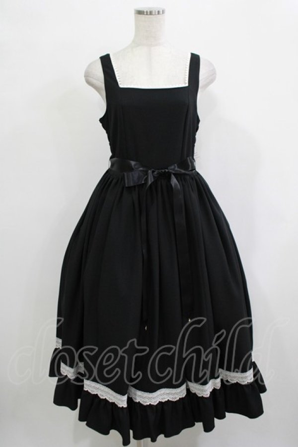 画像4: metamorphose / Priere〜星に祈りを〜ミディアムジャンパースカート サイズ1 ブラック H-25-12-19-005-ME-OP-NS-ZH (4)