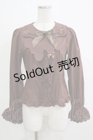 画像: BABY,THE STARS SHINE BRIGHT / Strawberry Loves Chocolateブラウス Free ブラウン H-25-12-19-045-BA-BL-NS-ZH