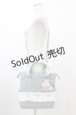 画像: FLC / 星名桜子/フリルトート  ブルー H-25-12-19-1001-0-BG-NS-ZH