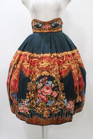 画像: Innocent World / 宮殿の薔薇スカート M グリーン H-25-12-19-1039-IW-SK-NS-ZH