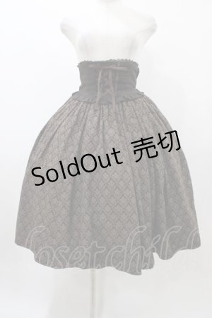 画像: Innocent World / ローズダマスクスカート M/63cm丈 ショコラ H-25-12-19-1040-IW-SK-NS-ZH