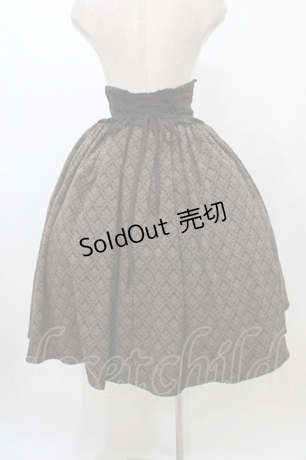 画像2: Innocent World / ローズダマスクスカート M/63cm丈 ショコラ H-25-12-19-1040-IW-SK-NS-ZH (2)