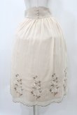 画像1: an another angelus / ローズ刺繍シフォンスカート Free PINK BEIGE H-25-12-19-1041-CA-SK-NS-ZH (1)