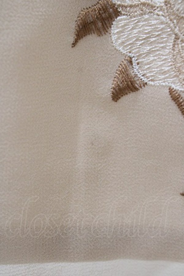 画像3: an another angelus / ローズ刺繍シフォンスカート Free PINK BEIGE H-25-12-19-1041-CA-SK-NS-ZH (3)