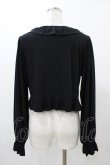 画像2: FLC / 星名桜子/フリルテレコカーディガン L ブラック H-25-12-19-1045-0-TO-NS-ZH (2)