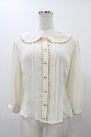 画像: Innocent World / ハートボタンブラウス M 生成り H-25-12-19-1053-IW-BL-NS-ZH