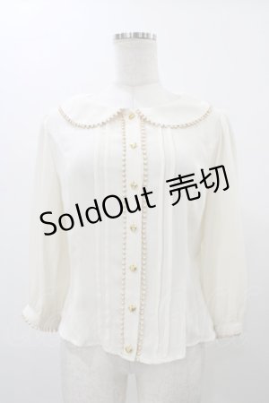 画像: Innocent World / ハートボタンブラウス M 生成り H-25-12-19-1053-IW-BL-NS-ZH