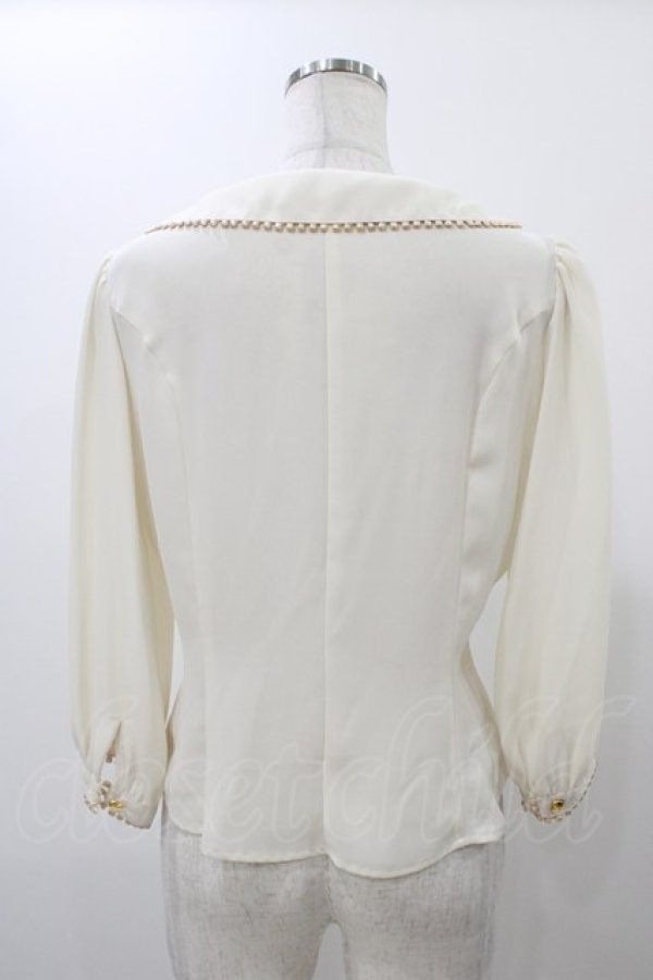 画像2: Innocent World / ハートボタンブラウス M 生成り H-25-12-19-1053-IW-BL-NS-ZH (2)