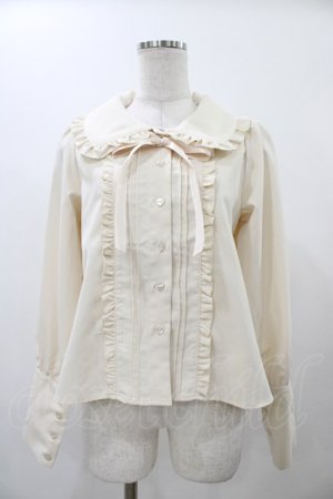 画像: CHIP CLIP / 五月アイ/Cheese Bear/AIピンタックブラウス M 生成り H-25-12-19-1054-0-BL-NS-ZH