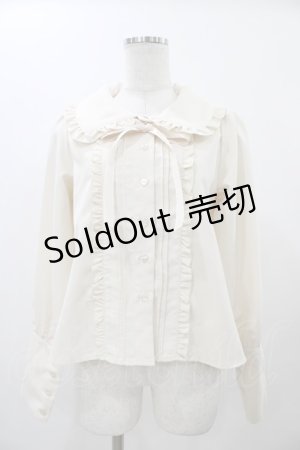 画像: CHIP CLIP / 五月アイ/Cheese Bear/AIピンタックブラウス M 生成り H-25-12-19-1054-0-BL-NS-ZH