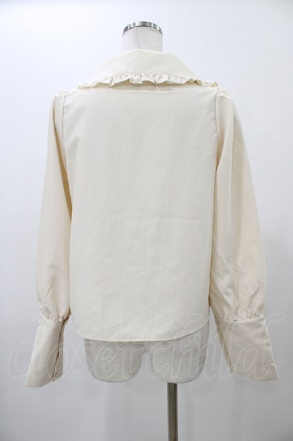 画像2: CHIP CLIP / 五月アイ/Cheese Bear/AIピンタックブラウス M 生成り H-25-12-19-1054-0-BL-NS-ZH (2)