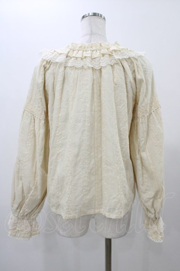 画像2: Miss Point（海外ロリータブランド） / バイエルンの少女 カントリー風ブラウス Free 生成り H-25-12-19-1055-EL-BL-NS-ZH (2)