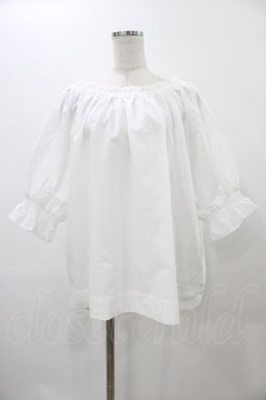 画像: F&A / ギャザーオフショルボリュームスリーブブラウス Free OFF WHITE H-25-12-19-1056-LO-BL-NS-ZH