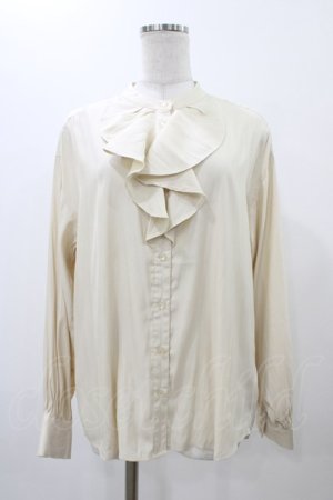 画像: an another angelus / クレープラッフルブラウス Free IVORY H-25-12-19-1057-CA-BL-NS-ZH