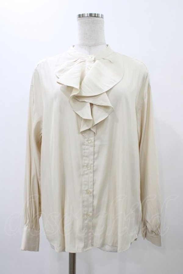 画像1: an another angelus / クレープラッフルブラウス Free IVORY H-25-12-19-1057-CA-BL-NS-ZH (1)