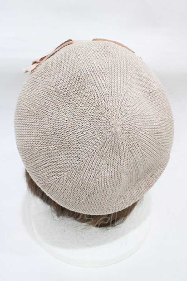 画像2: m petit by misako / AMリボンサーモベレー  ベージュ H-25-12-19-1007-LO-AC-NS-ZH (2)