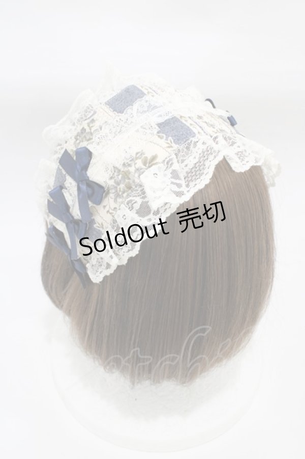 画像2: metamorphose / アンティークブーケヘッドドレス  ブルー H-25-12-19-1010-ME-AC-NS-ZH (2)