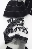 画像2: ALICE and the PIRATES / くるくる包帯シースルーオーバーニーソックス  ブラック H-25-12-19-1013-PA-ZA-NS-ZH (2)