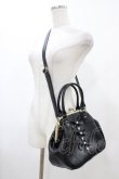 画像2: FLC / 星名桜子/がま口バッグ  ブラック H-25-12-19-1002-0-BG-NS-ZH (2)