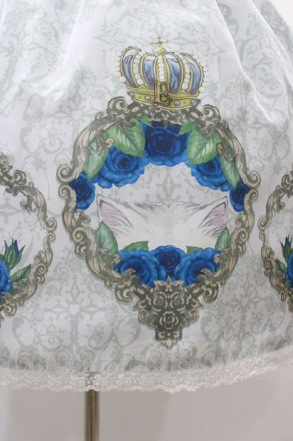 画像5: Enchantlicenchantilly / 薔薇のお庭でかくれんぼジャンパースカート Free ブルーグレー H-25-12-19-1017-0-OP-NS-ZH (5)