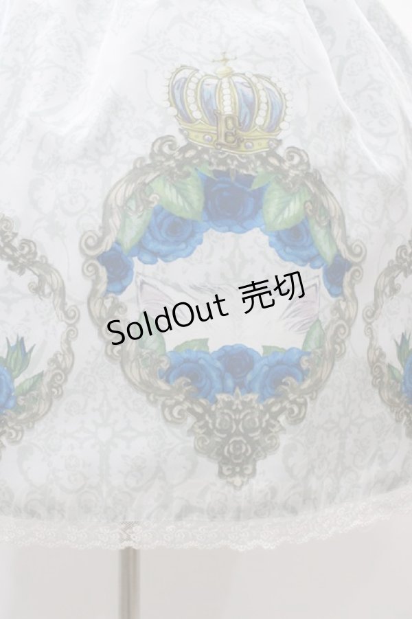 画像5: Enchantlicenchantilly / 薔薇のお庭でかくれんぼジャンパースカート Free ブルーグレー H-25-12-19-1017-0-OP-NS-ZH (5)