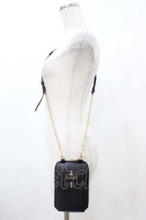 画像: m petit by misako / NINA′Sスマホショルダーバッグ  ブラック H-25-12-19-1003-LO-BG-NS-ZH