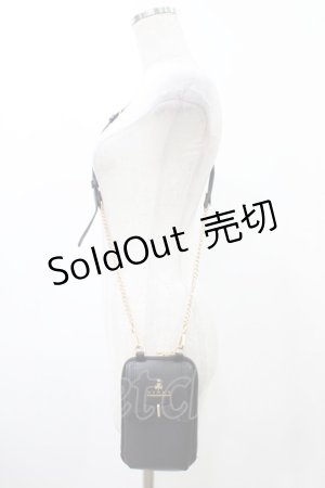 画像: m petit by misako / NINA′Sスマホショルダーバッグ  ブラック H-25-12-19-1003-LO-BG-NS-ZH