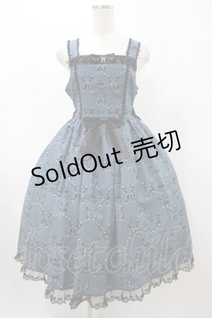 画像: metamorphose / Dressy Ribbonジャンパースカート サイズ1 ブルー H-25-12-19-1019-ME-OP-NS-ZH