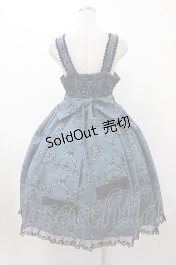 画像2: metamorphose / Dressy Ribbonジャンパースカート サイズ1 ブルー H-25-12-19-1019-ME-OP-NS-ZH (2)