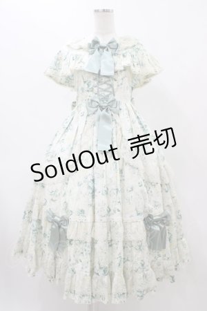 画像: metamorphose / ロザリーケープ付きジャンパースカート サイズ1 ノスタルジックミント H-25-12-19-1021-ME-OP-NS-ZH