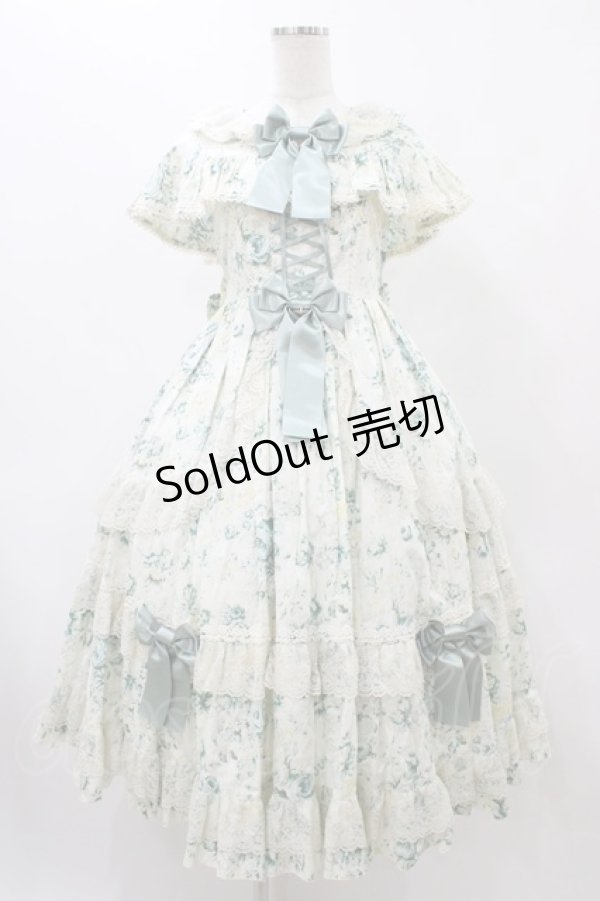 画像1: metamorphose / ロザリーケープ付きジャンパースカート サイズ1 ノスタルジックミント H-25-12-19-1021-ME-OP-NS-ZH (1)