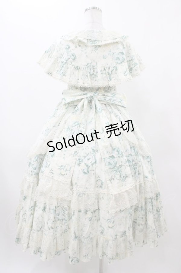 画像2: metamorphose / ロザリーケープ付きジャンパースカート サイズ1 ノスタルジックミント H-25-12-19-1021-ME-OP-NS-ZH (2)