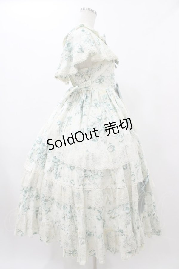 画像3: metamorphose / ロザリーケープ付きジャンパースカート サイズ1 ノスタルジックミント H-25-12-19-1021-ME-OP-NS-ZH (3)