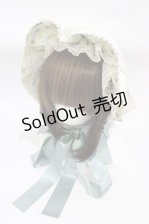 画像: metamorphose / ロザリーフリルボンネット  ノスタルジックミント H-25-12-19-1004-ME-AC-NS-ZH