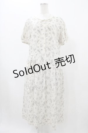画像: KANEKO ISAO / 花柄ワンピース Free オフ H-25-12-19-1023-EL-OP-NS-ZH