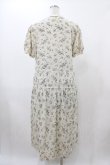 画像2: KANEKO ISAO / 花柄ワンピース Free オフ H-25-12-19-1023-EL-OP-NS-ZH (2)