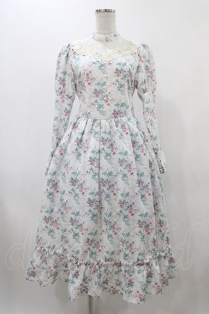 画像: Kurumi Collaboration / KRハナジゴスリーブワンピース M ホワイト H-25-12-19-1024-0-OP-NS-ZH