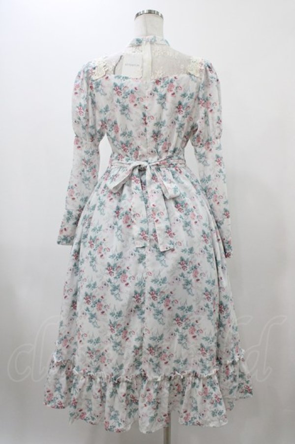 画像2: Kurumi Collaboration / KRハナジゴスリーブワンピース M ホワイト H-25-12-19-1024-0-OP-NS-ZH (2)