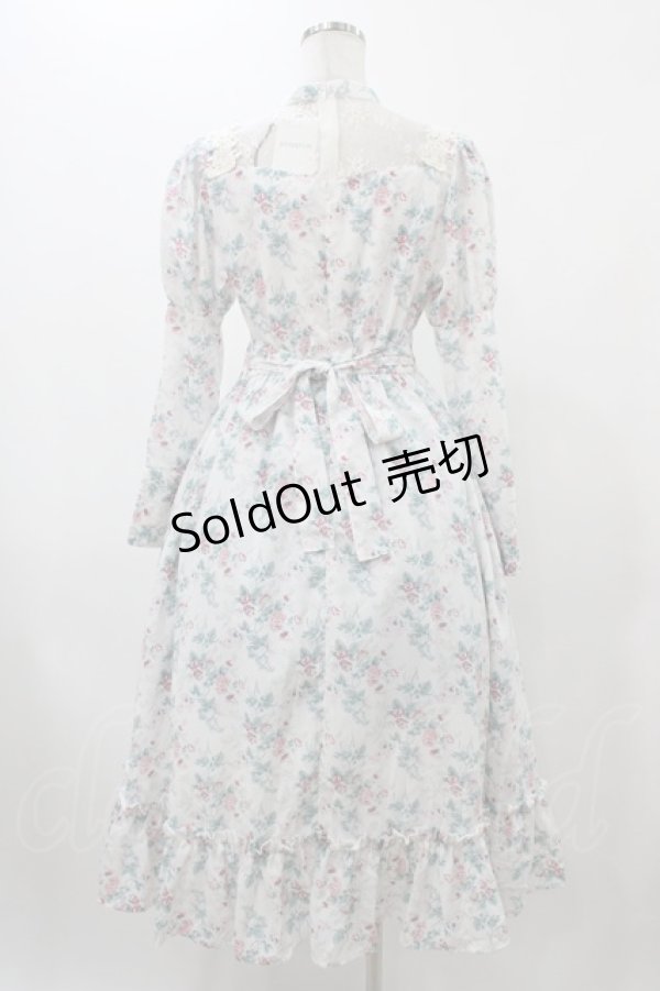 画像2: Kurumi Collaboration / KRハナジゴスリーブワンピース M ホワイト H-25-12-19-1024-0-OP-NS-ZH (2)