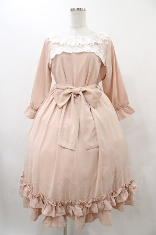 画像1: Princess Flower Garden / 胡桃咲姫Collaboration/ワンピース M ピンク H-25-12-19-1025-0-OP-NS-ZH (1)